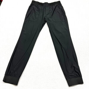 Vintage Genes Pants Mens Medium Black Performance Athleisure Stretch Athletic